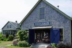 Hedgerow, in Tenants Harbor, is a gallery, garden center, and retail shop.