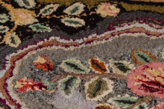 An antique rug in the shop.