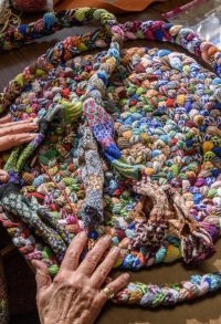 Braided Sock Rug, Barbara Carlson