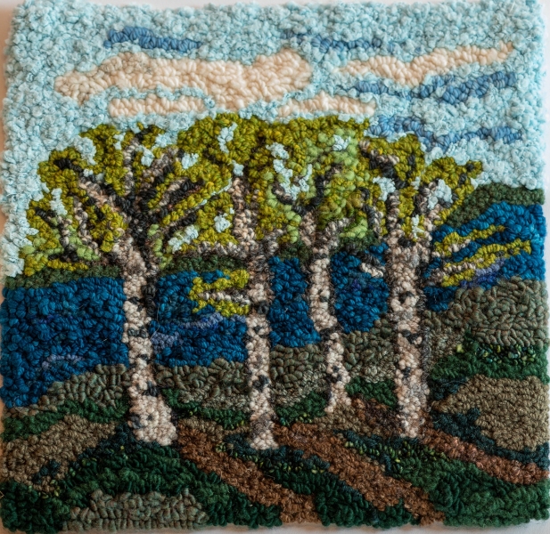 Four Birches, #164, Kathleen Bird